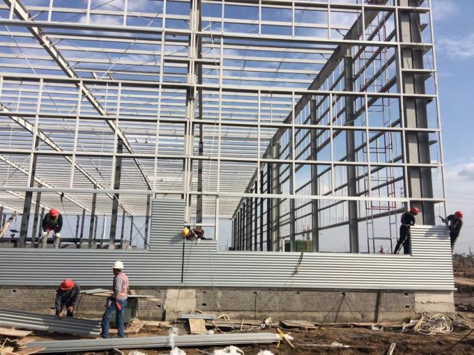 ポータルフレーム 多階建ての鋼鉄ビル 軽量鋼鉄構造 1