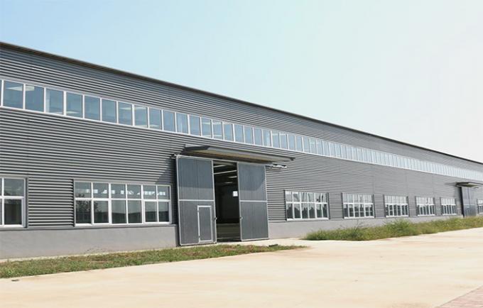 モジュラルの多階建ての鋼鉄ビル プリファブ金属貯蔵棚 0