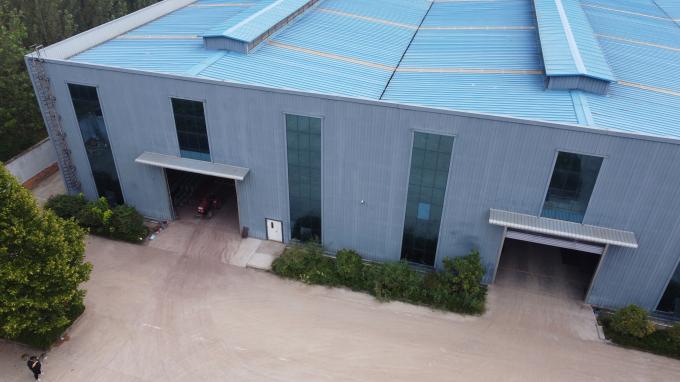 モジュラルの多階建ての鋼鉄ビル プリファブ金属貯蔵棚 1
